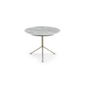Table en marbre en acier inoxydable de luxe