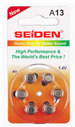 A13 Zn-Air Button Cell