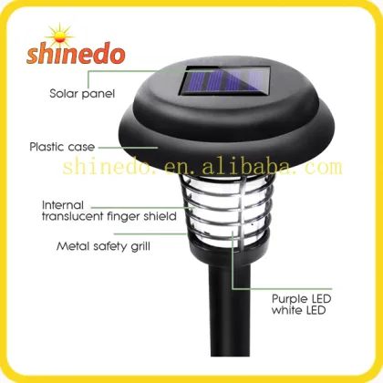 super bright white light solar bug zapper