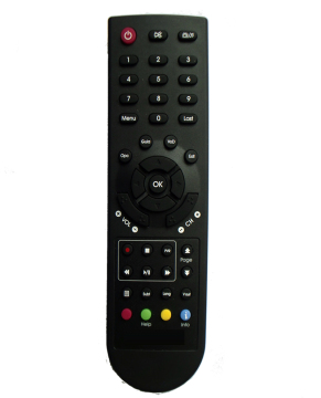 Universal 4 in 1 Remote Control for Sky TV DVD VCR Multi Brand Black