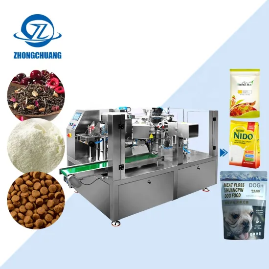 Automatic Plastic Pouch Packaging Machine for Pet Food and Dry Fruits