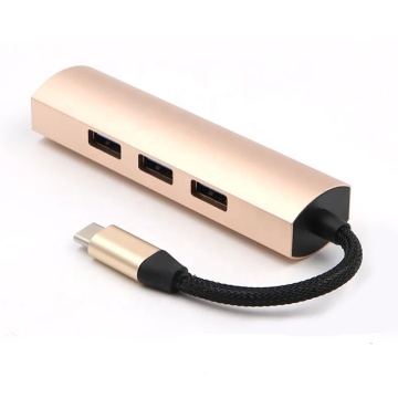 OEM 4-in-1 멀티 USB 허브 및 USB-C 도킹 스테이션 어댑터