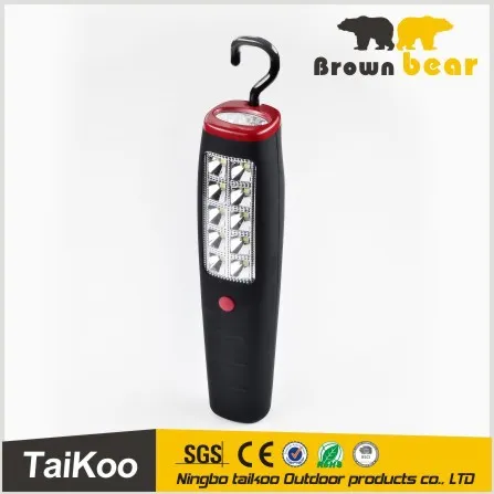 work lights new style factory price 10+7 smd leds 3*AA battery led work light