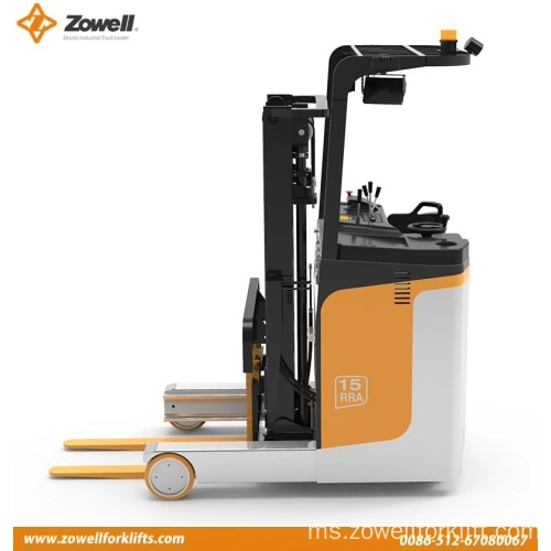 China Zowell Electric Reach Forklift Boleh Dihantar Trak Manufacturers