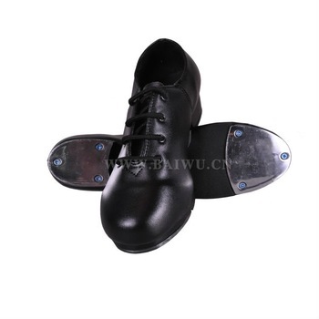08B5T101 Women's and Men's Leather Tap Shoes