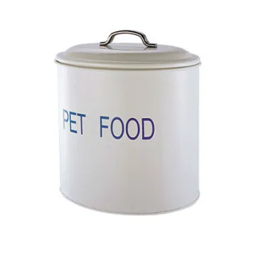 New Hot Sale pet storage box tin with handle