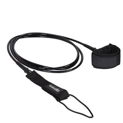 Premium Surfboard Leash - Straight Surf Board Leg Rope for Shortboard & Paddleboard (6/7/8/9/10 Ft, 10 Colors)