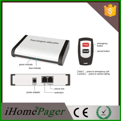 Emergency call system SOS alarm receiver