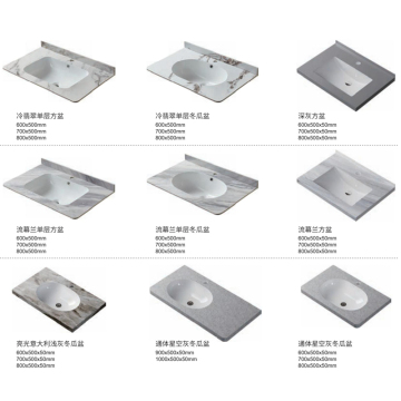 Phòng tắm vanity trên cùng với bồn rửa