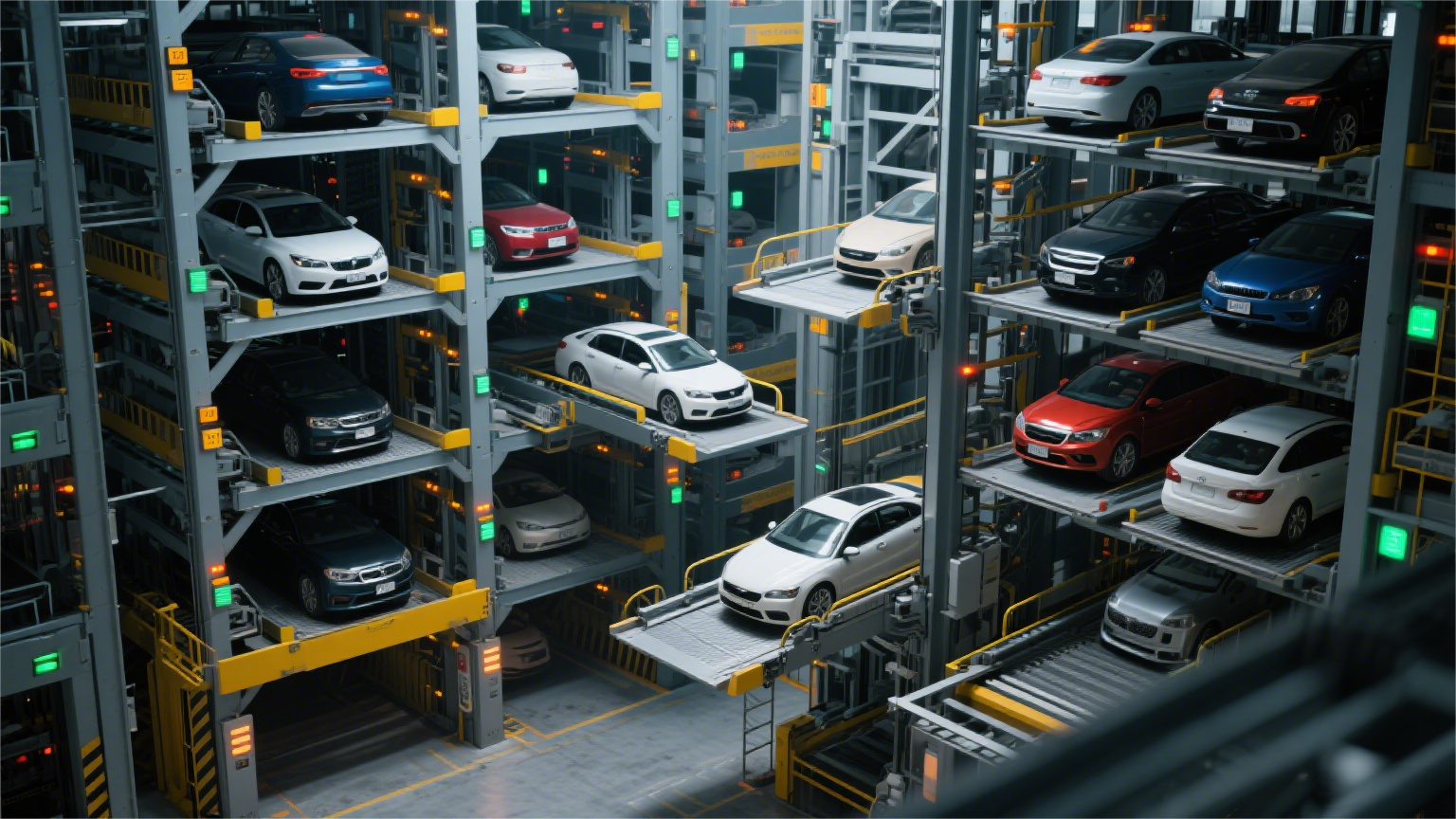 Stacking parking system
