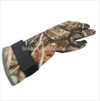 linkboy LBE035A silicone grill gloves outdoor waterproof breathable camouflage for hunting