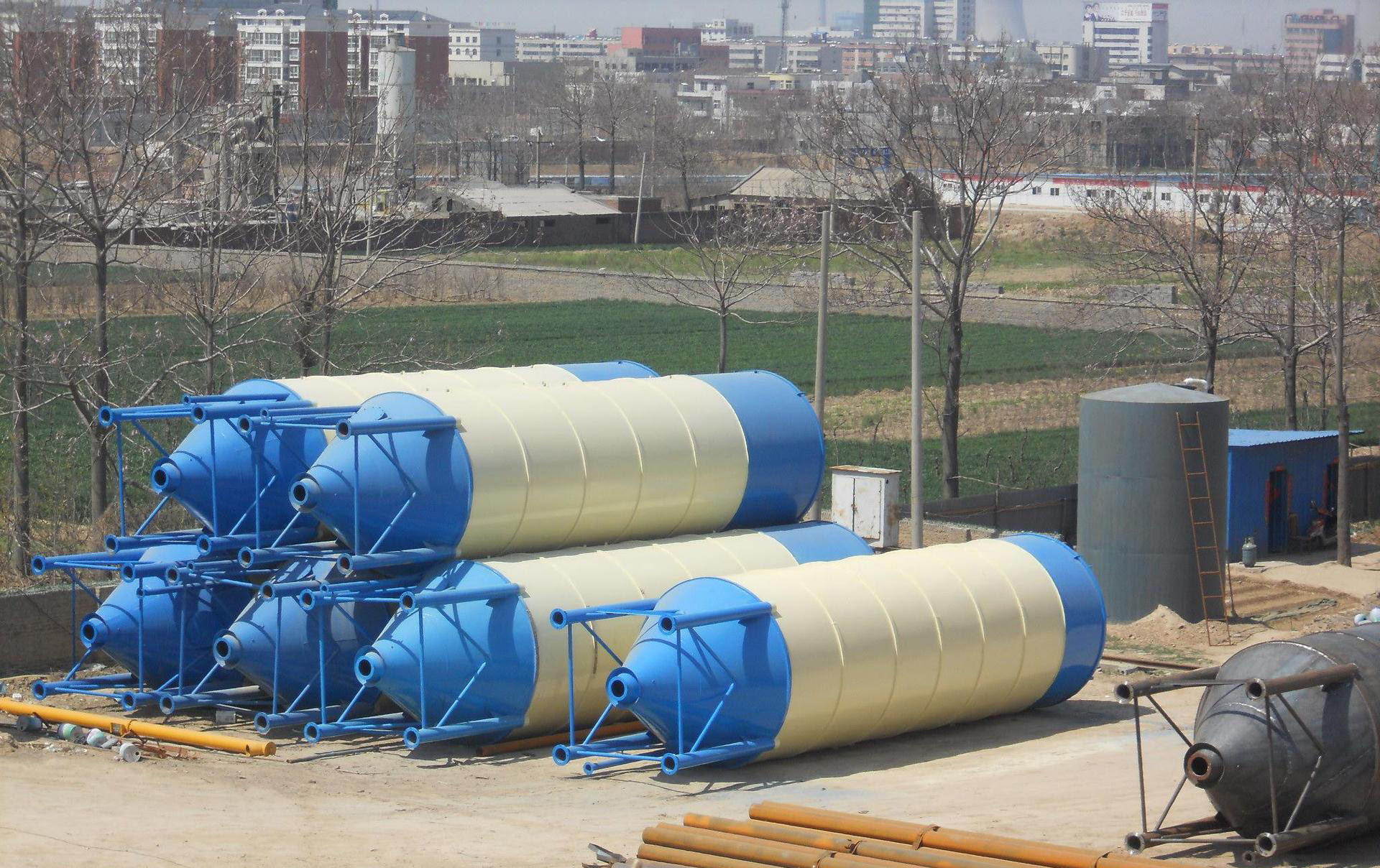 Cement storage and transportation for multi-disciplinary applications
