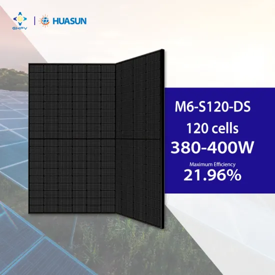 Full All Black Monocrystalline Solar Panels: HUASUN 380W, 385W, 390W, 395W, and 400W Modules for Residential Roof Installations