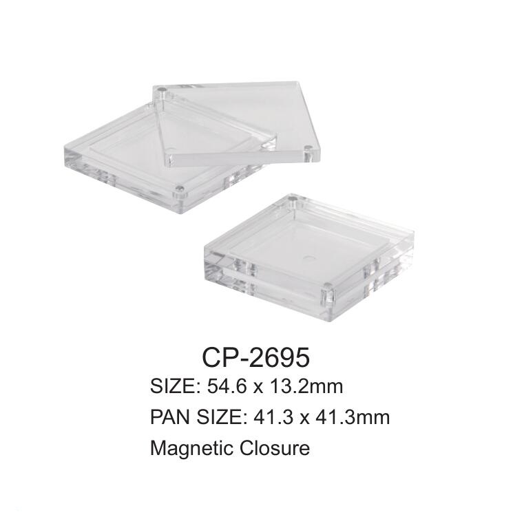 Mono Square magnetische sluiting oogschaduwpalet geperst