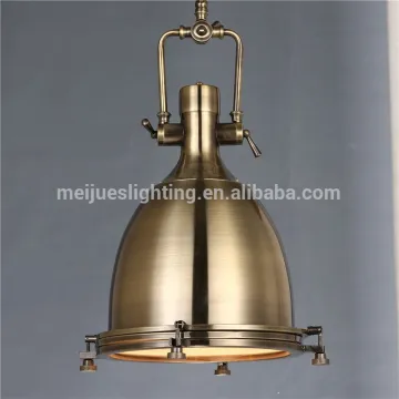 American Rh Style Polished Copper pendant lighting Led Industrial pendant lights