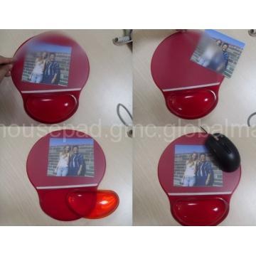 Transparent Gel Mouse Mat/Beautiful Item for Selling/Photo Insert