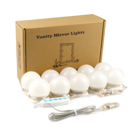 Wholesale Modern Round LED Makeup Vanity Mirror Lights for Bathroom