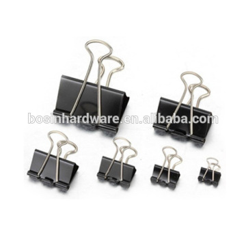 Fashion High Quality Metal Binder Clip Black