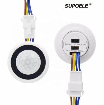 220 V AC LED PIR -Bewegungssensorschalter mit einstellbarer Zeitverzögerung