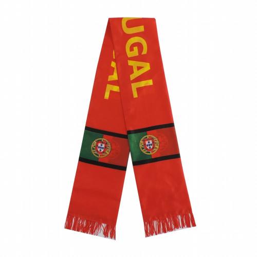 Low MOQ customized logo polyester wholesale sports scarf