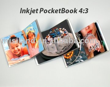 Festival Gift:Mini-color portable inkjet DIY pocket photo memory self-adhesive album 4:3 (DIY Album&Calendar)