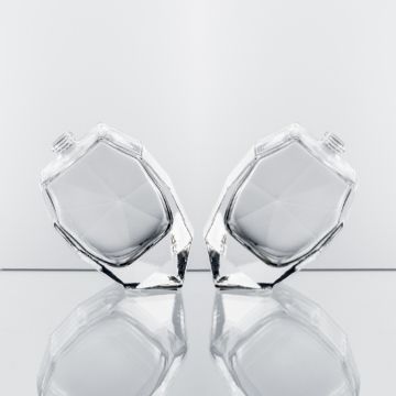Unique Empty 100ml Diamond Super Flint Glass Perfume Packaging Bottle