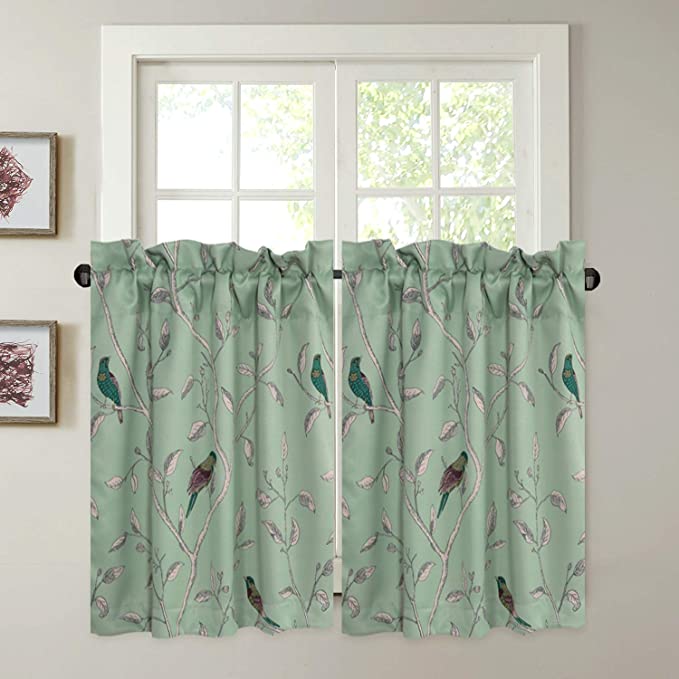 Ultra Soft Textured Kitchen Curtain