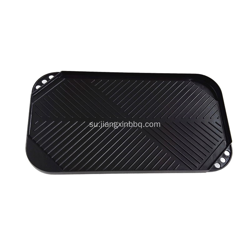 Malik Griddle Plate Pan Aluminium Double-Sided grill