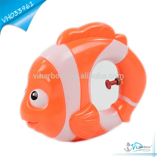 New Design Cartoon Clown Fish Water Toy