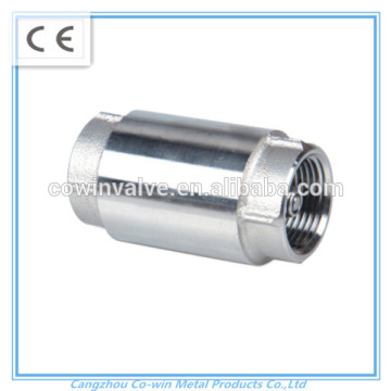 2pc stainless steel Threaded Vertical weight check valve