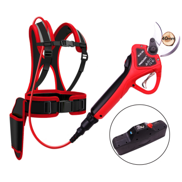 SWANSOFT 43.2V Lithium Battery Electric Scissors - Finger Protector Trimmer for Gardening