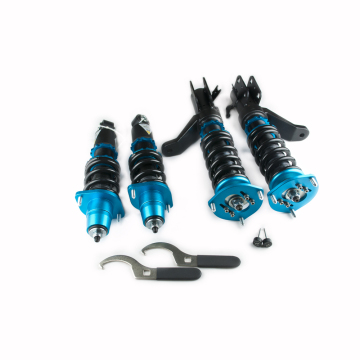 Adjustable Suspension Kit for Acura Integra RSX 2002-2006: 4-Way Compression Tunable Coilover Shocks and Struts