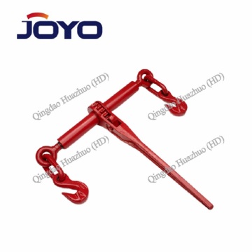 ISO9001 Certified G70 G80 Red Painted Drop Forged Ratchet Type Load Binder