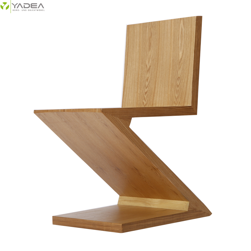 كرسي Rietveld Natural zag Zag Wood Dining