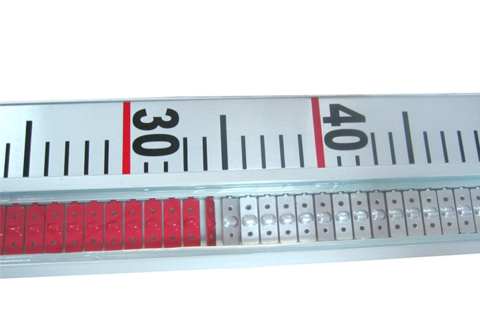 Flap level gauge