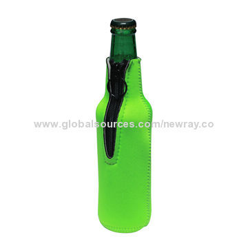 3mm Neoprene 330mL Bottle Cooler/Beer Bottle Holder, Sized 7x19cmNew