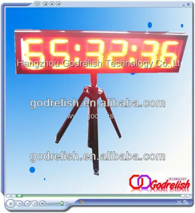 led count up timer