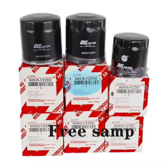 China Wholesale Auto Car Performance Supplier Factory Price Engine Oil Filter for Japanese Car 90915-YZZD2 90915-YZZE1