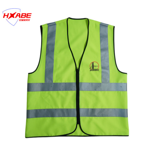 Gilet réfléchissant antistatique pour le chantier de construction