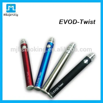 wholesale price 3.2~4.8V electronic cigarette 1300mah evod twist battery