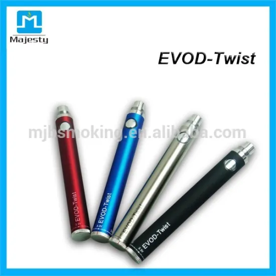 wholesale price 3.2~4.8V electronic cigarette 1300mah evod twist battery