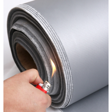 silicone coated fabric for fire protection curtain