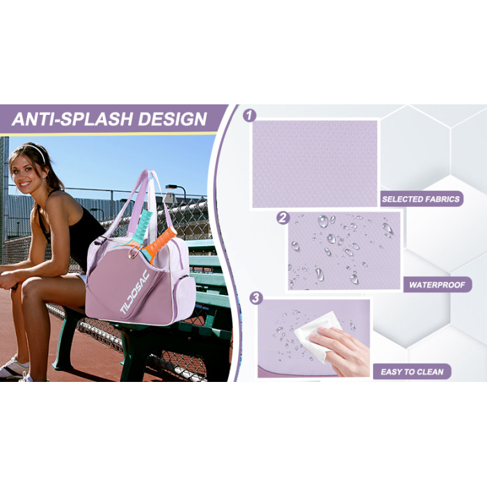 Polyester with PU high quality Pickelball bag