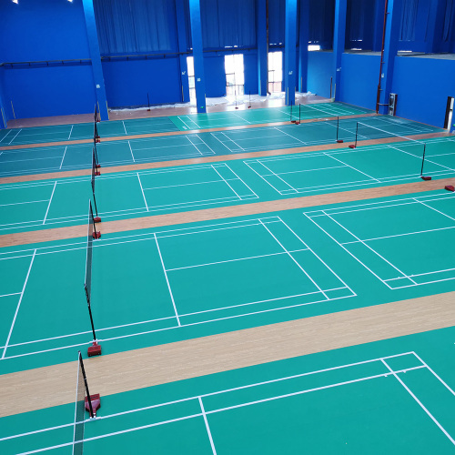 piso de quadra de badminton interna com 5 mm de espessura