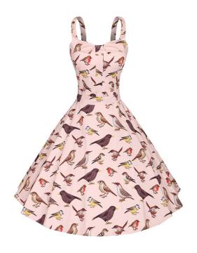 Women Vintage Retro Animal Print Pattern Dress