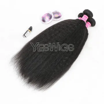 95-100 Gram Per Bundle Unprocessed Brazilian Young Girl Donor Human Hair Weaving Extension Bundles Yaki Kinky Straight Wave