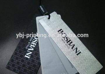 China Printing clothing hang tags for clothing