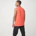 Mens Casual Sport Flock Print Sleeveless Tank Tops