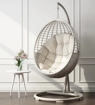 New Design Rattan Garden Furniture: Wicker Swing Chair & Hanging Chairs Sets