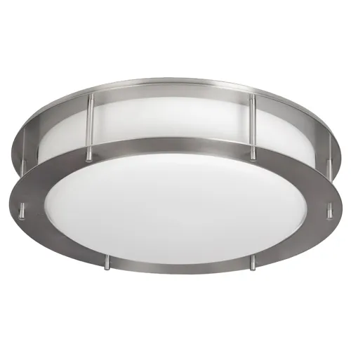 Brushed Nickel LED Ceiling Lights for Modern Courtyard by Marriott Guestrooms